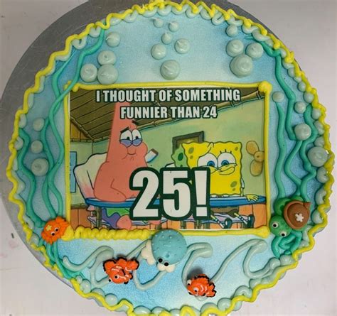 spongebob 25 birthday